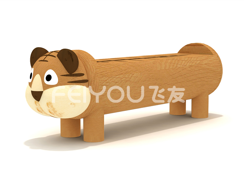 FY286-08幼兒園兒童木制游樂(lè)設(shè)施-戶外少兒木質(zhì)滑梯